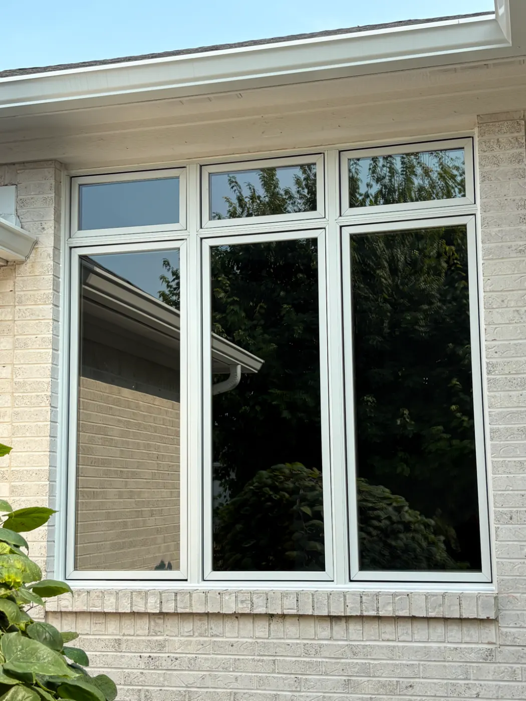 Energy-efficient windows installed in a Oaklandon home